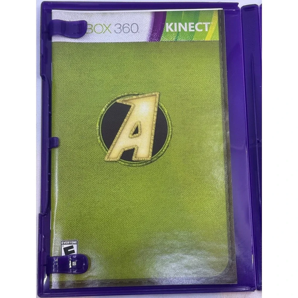 Microsoft Kinect Adventures! Xbox 360 Game with Manual NTSC Requires Sensor